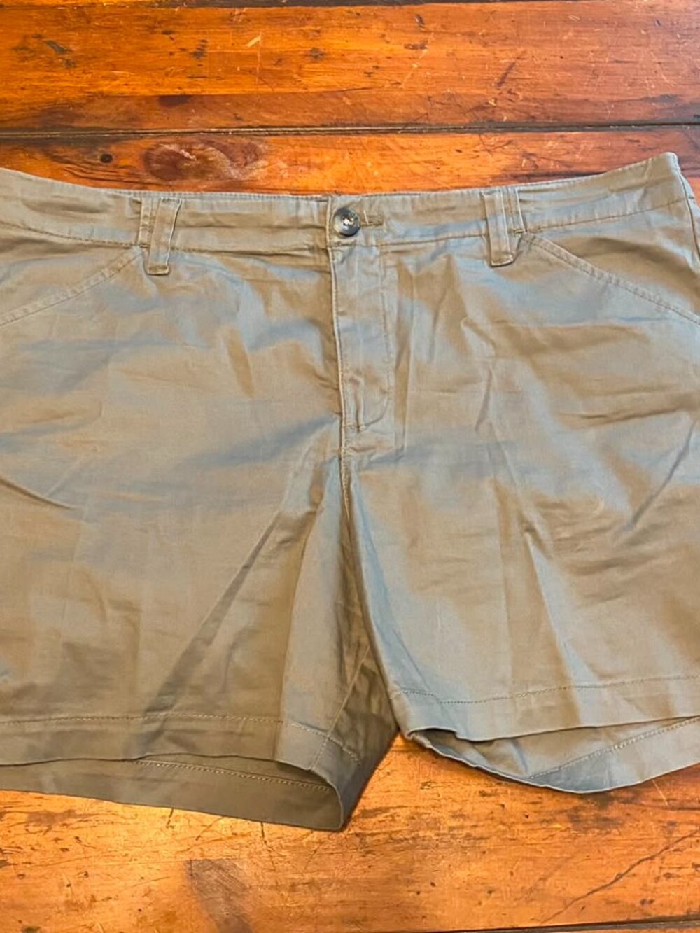 LEE Women’s Green Dress Shorts, Size 16